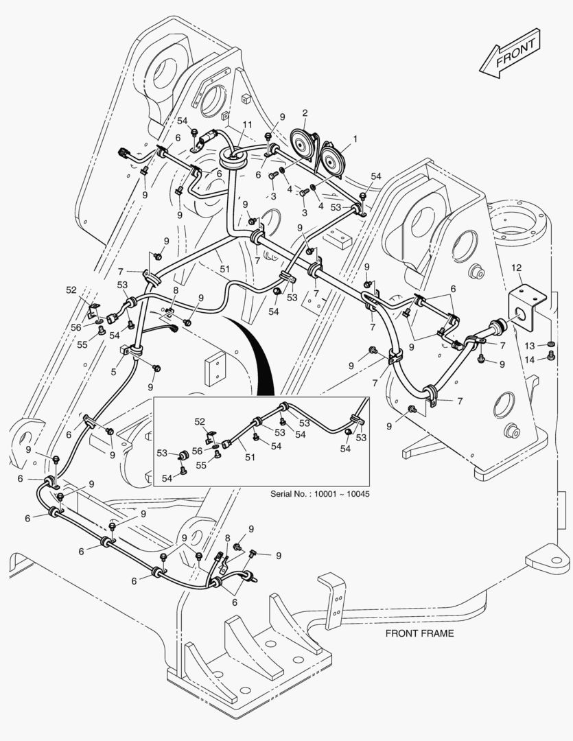 1640 ELECTRIC PARTS - FRONT [10001~10059]