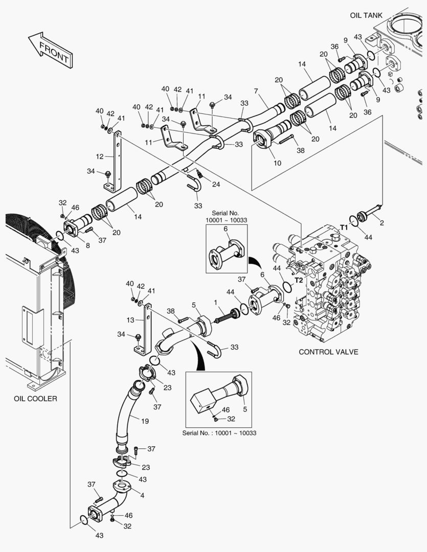 ТУБОПРОВОД МАСЛЯНОГО РАДИАТОРА(2)