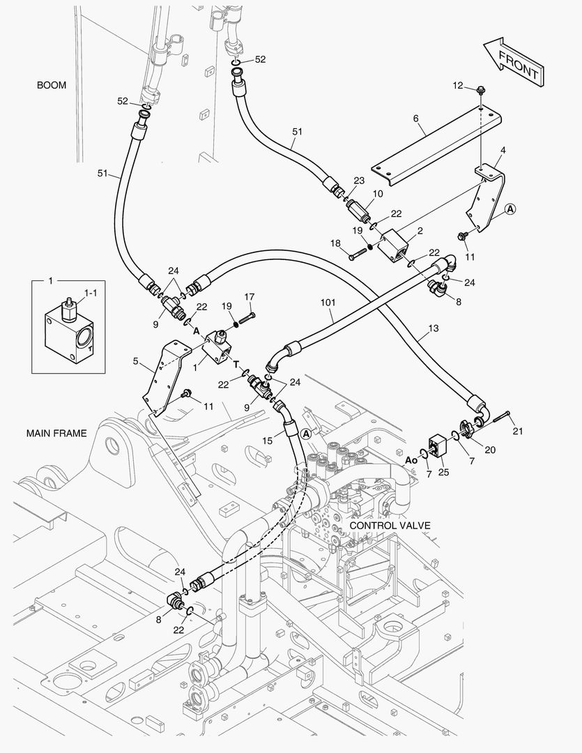 Спецтехника 6140 MAIN PIPING - ONE WAY [5001~5161] - главное фото
