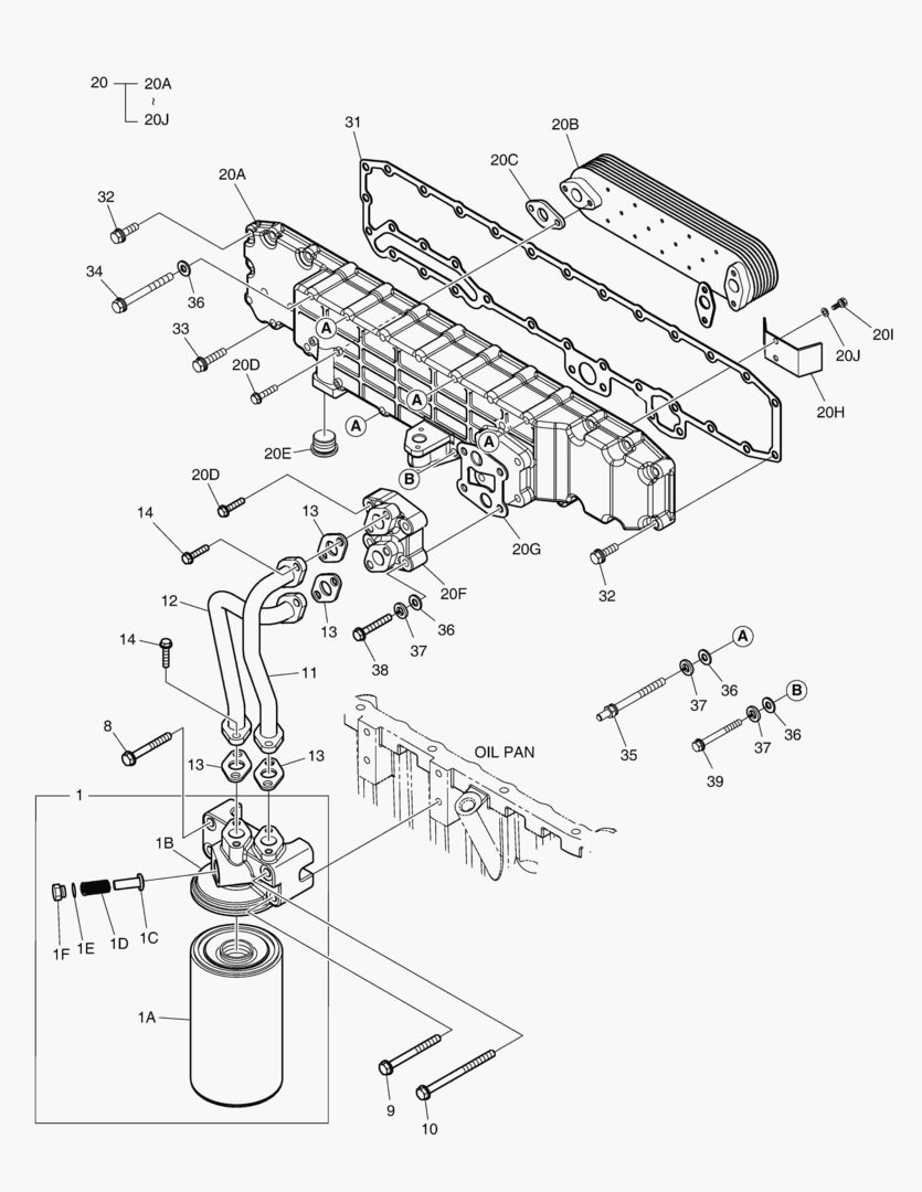 021 OIL FILTER & OIL COOLER