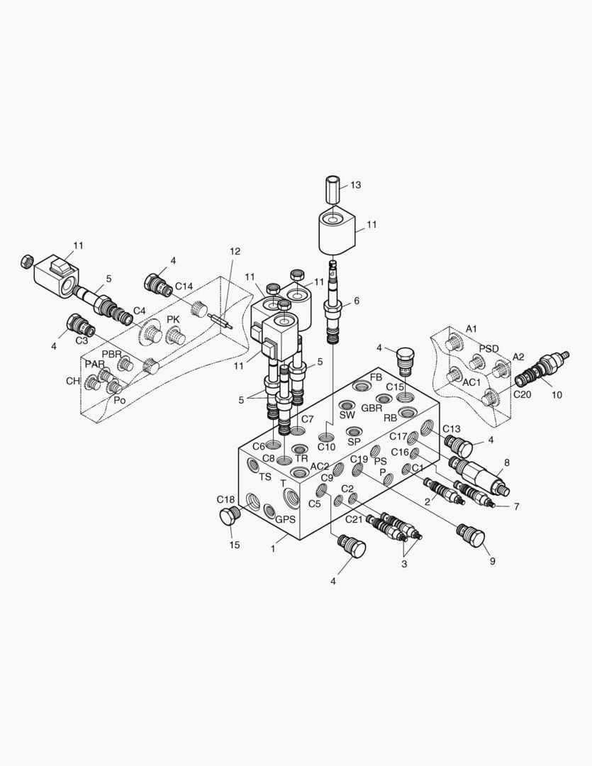 ПОДАЮЩИЙ КЛАПАН СЕРВОУПРАВЛЕНИЯ