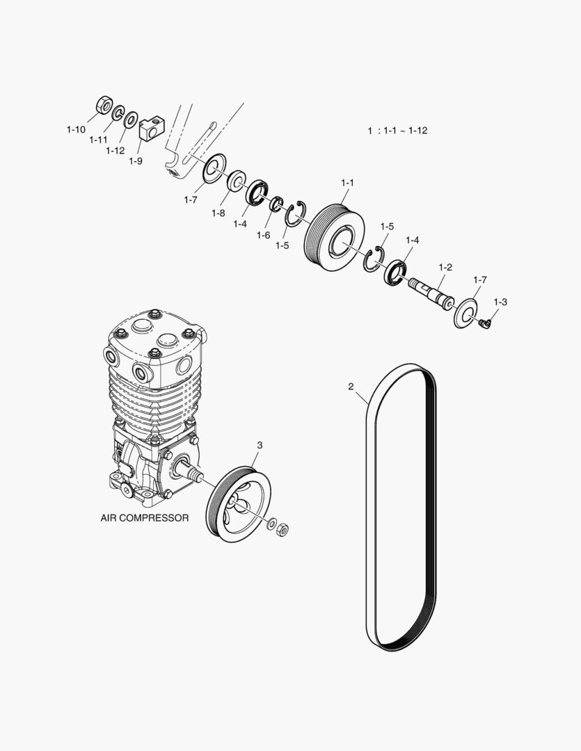 048 AIR COMPRESSOR DRIVE