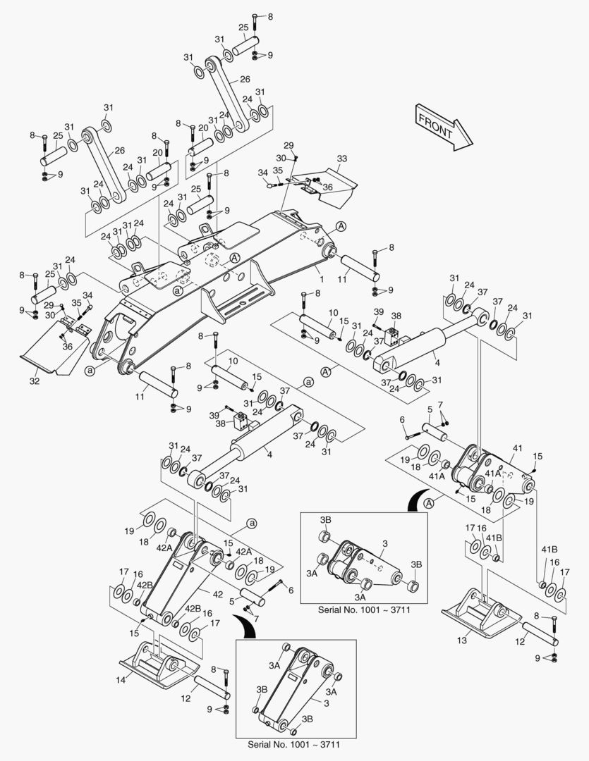 АУТРИГЕР В СБОРЕ-ПЕРЕДНИЙ