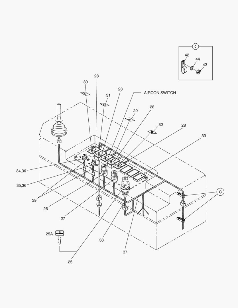 ЭЛЕКТРИЧЕСКИЕ ЗАПЧАСТИ(3)-КОРОБКА ПЕРЕКЛЮЧАТЕЛЕЙ