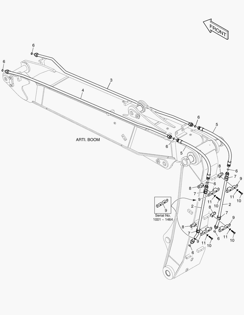 7180 ARTI.BOOM PIPING - ONE & TWO WAY