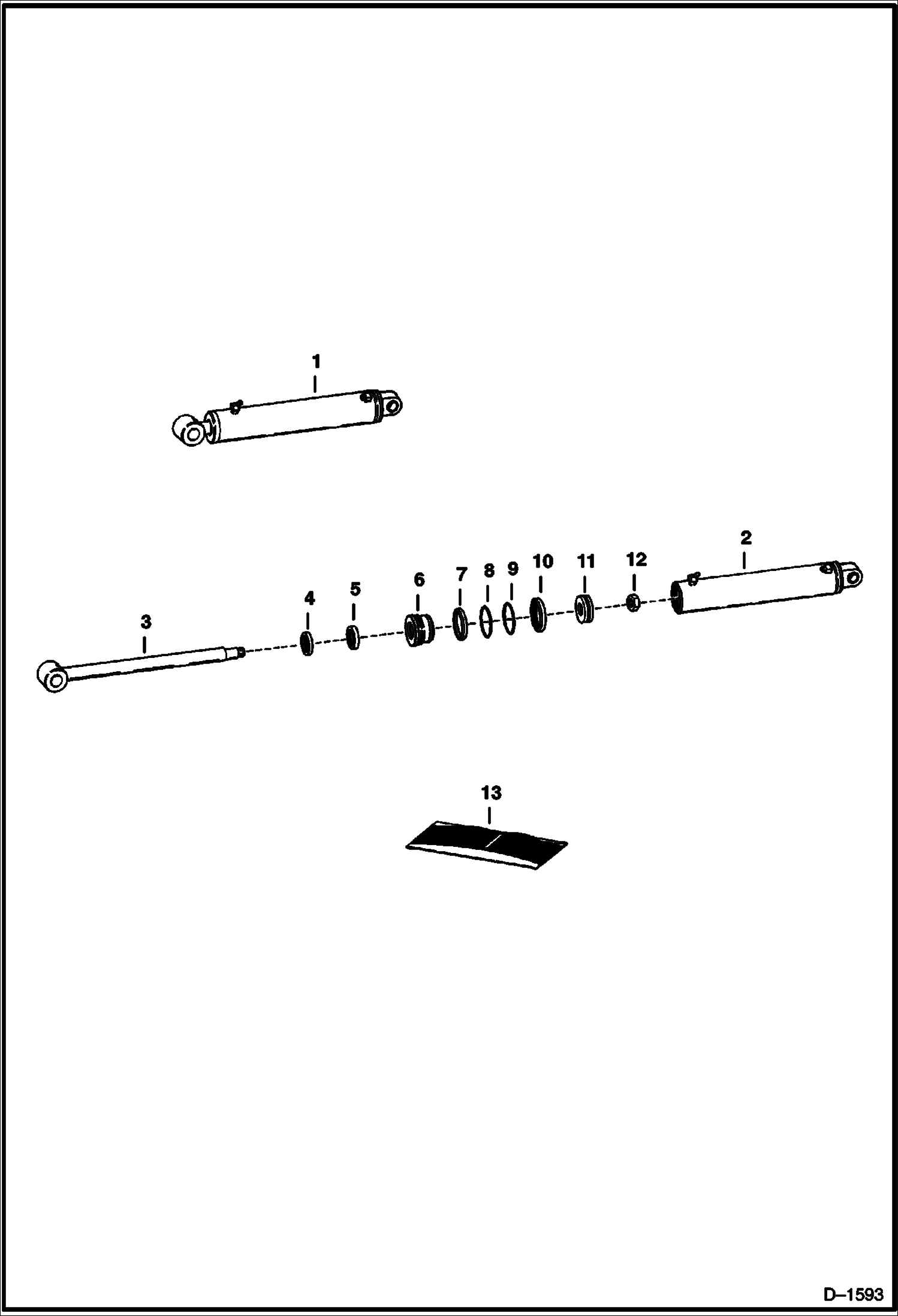 ЭКСКАВАТОР-ПОГРУЗЧИК (ЦИЛИНДР СТАБИЛИЗАТОРА) (911 00168 И ВЫШЕ) (843 ТОЛЬКО)