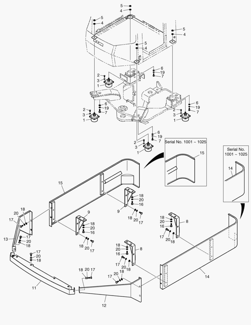 УСТАНОВКА КАБИНЫ