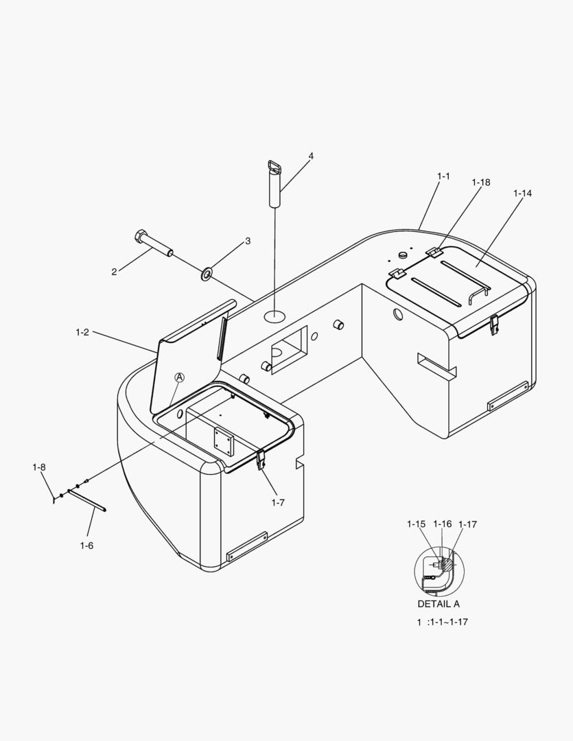 5390 WEIGHT ASSY(Fuel Filler Pump)-LONG BOOM [10613~]