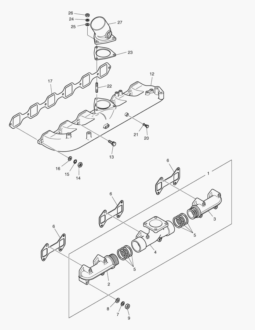 240 INTAKE & EXHAUST MANIFOLD [2012~]