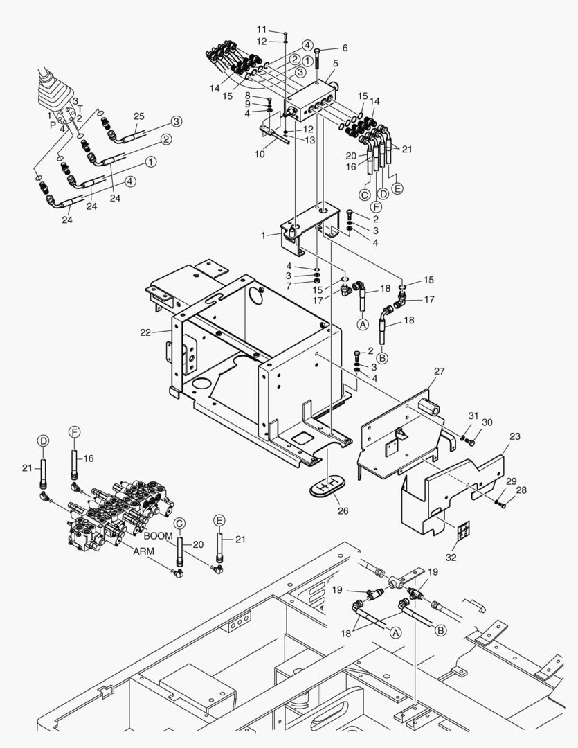 1600 SELECTOR VALVE PIPING [827~]