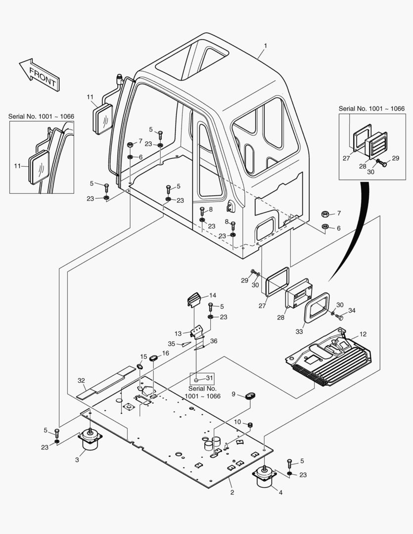 КАБИНА В СБОРЕ