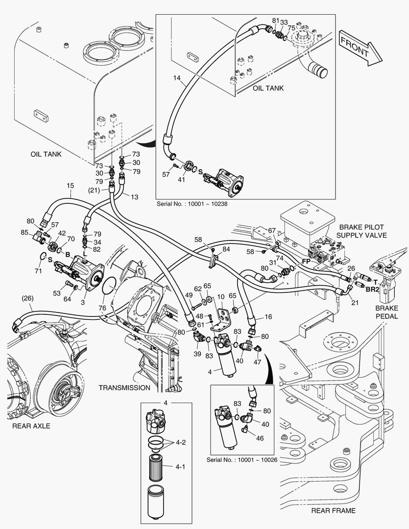 Схема ГИДРОСИСТЕМА ТОРМОЗОВ(1)
