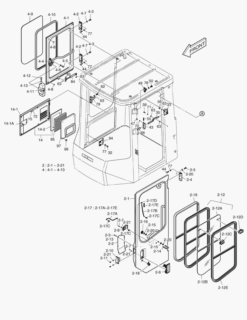 5250 CABIN(2)-ROPS & FOPS