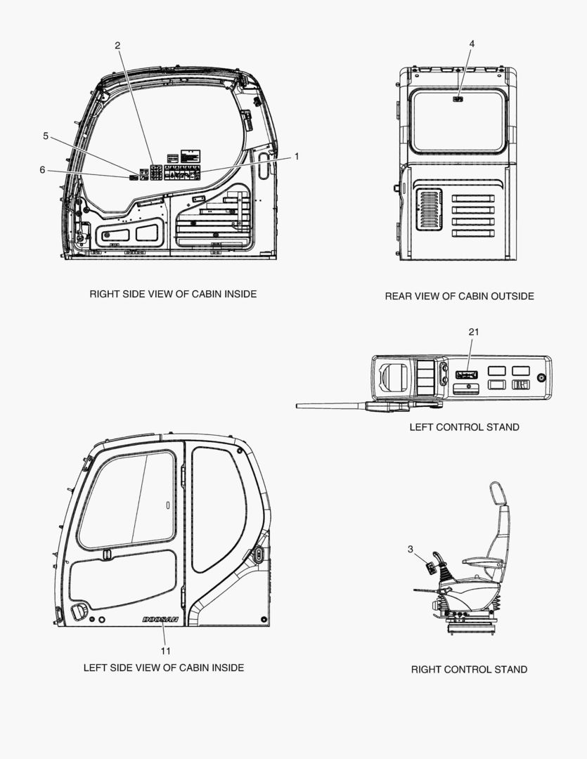 Спецтехника 5440 DECAL - CABIN [5352~] - главное фото