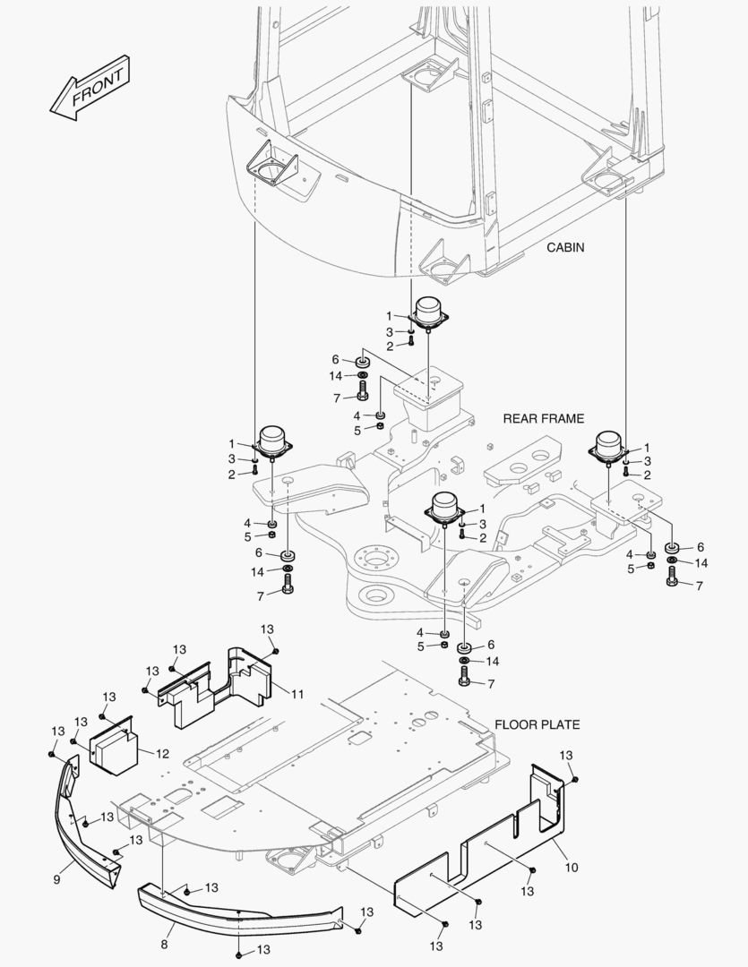 УСТАНОВКА КАБИНЫ