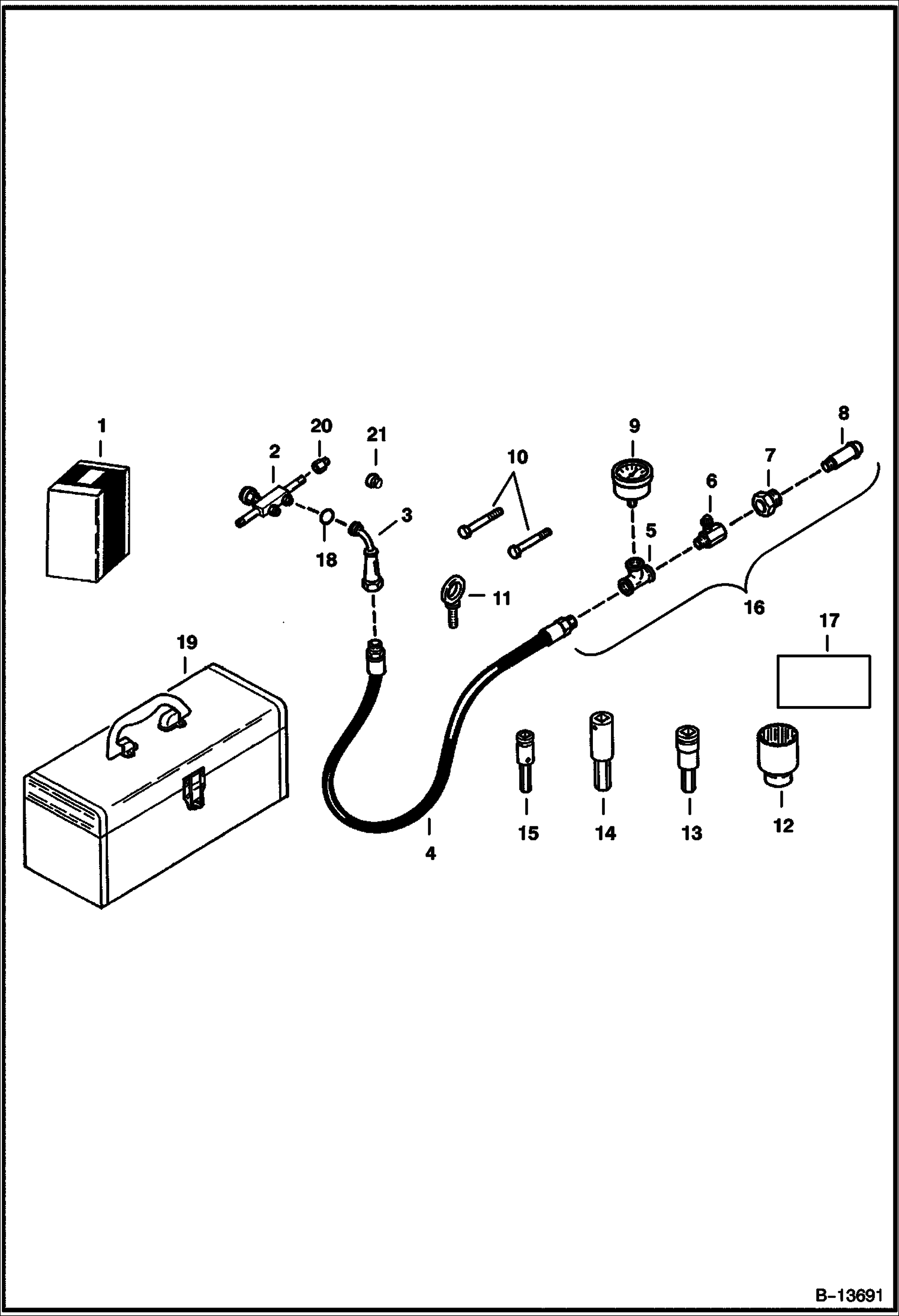 ГИДРОМОЛОТ (КОМПЛЕКТ УСТРОЙСТВ НАДУВА) (ИСПОЛЬЗУЕТСЯ СО ВСЕМИ ВКЛЮЧАТЕЛЯМИ КРОМЕ 1250)