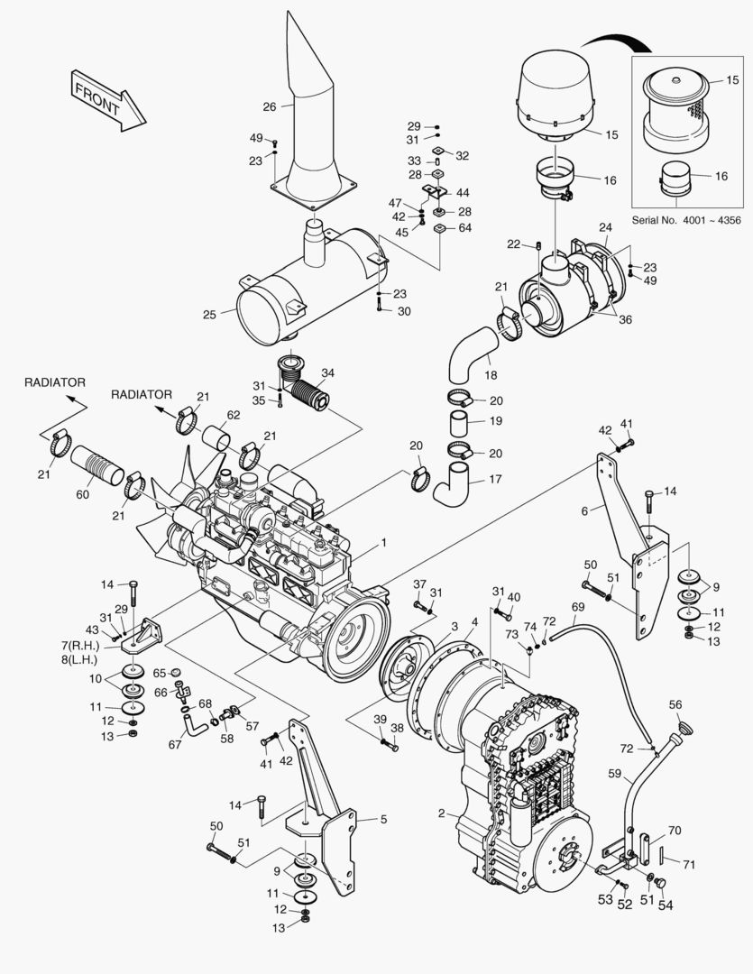 МОНТАЖ ДВИГАТЕЛЯ