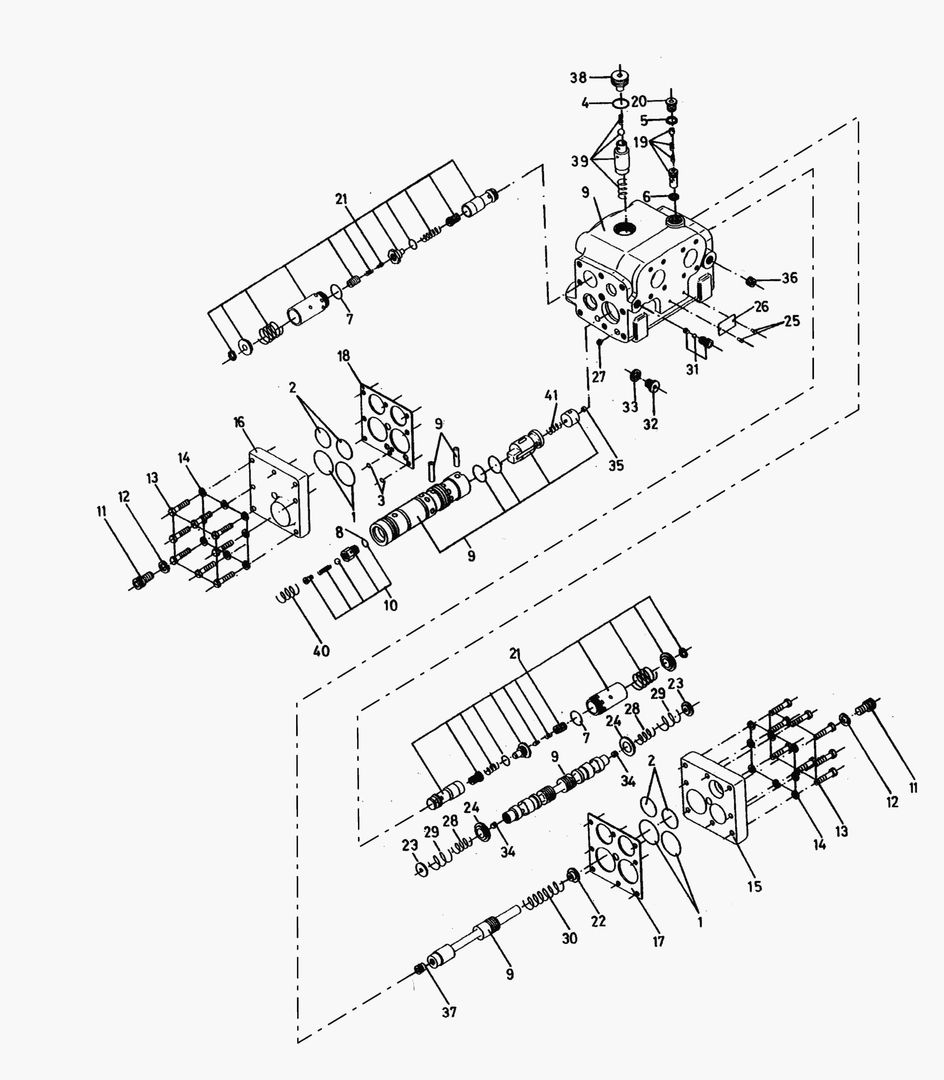 G190-20 STEERING VALVE EXPLODED