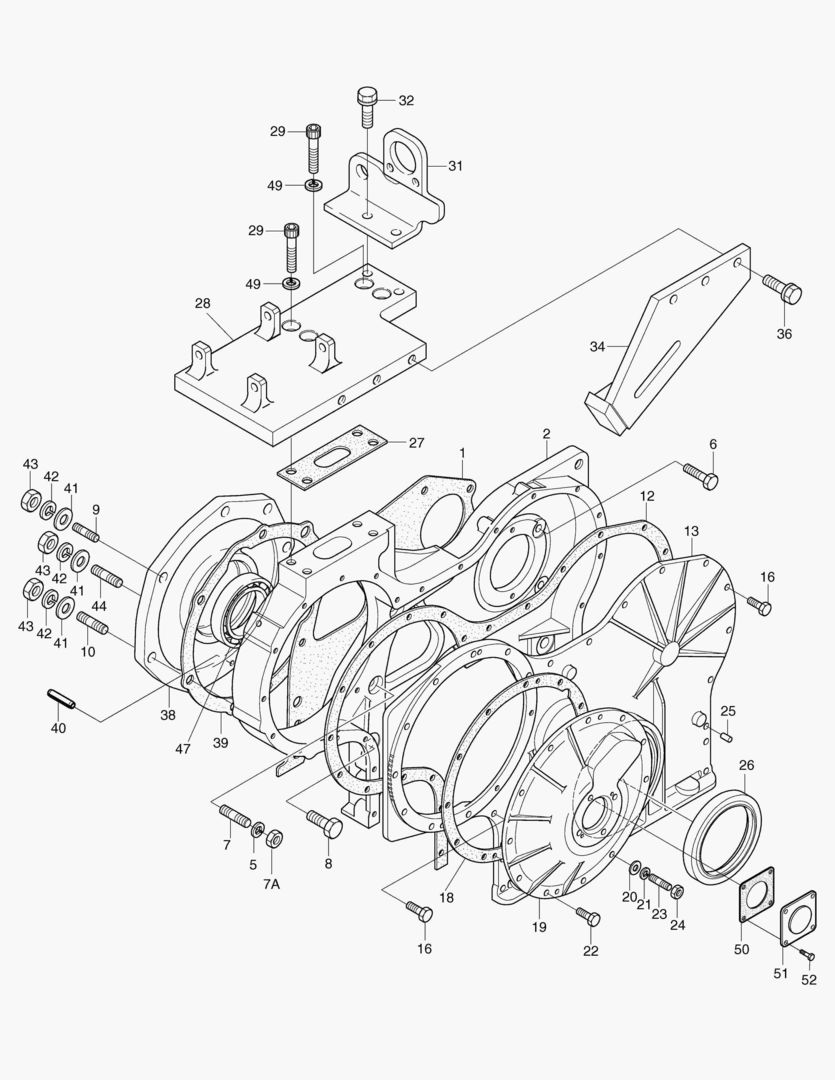 КАРТЕР РАСПРЕДЕЛИТЕЛЬНЫХ ШЕСТЕРЕН