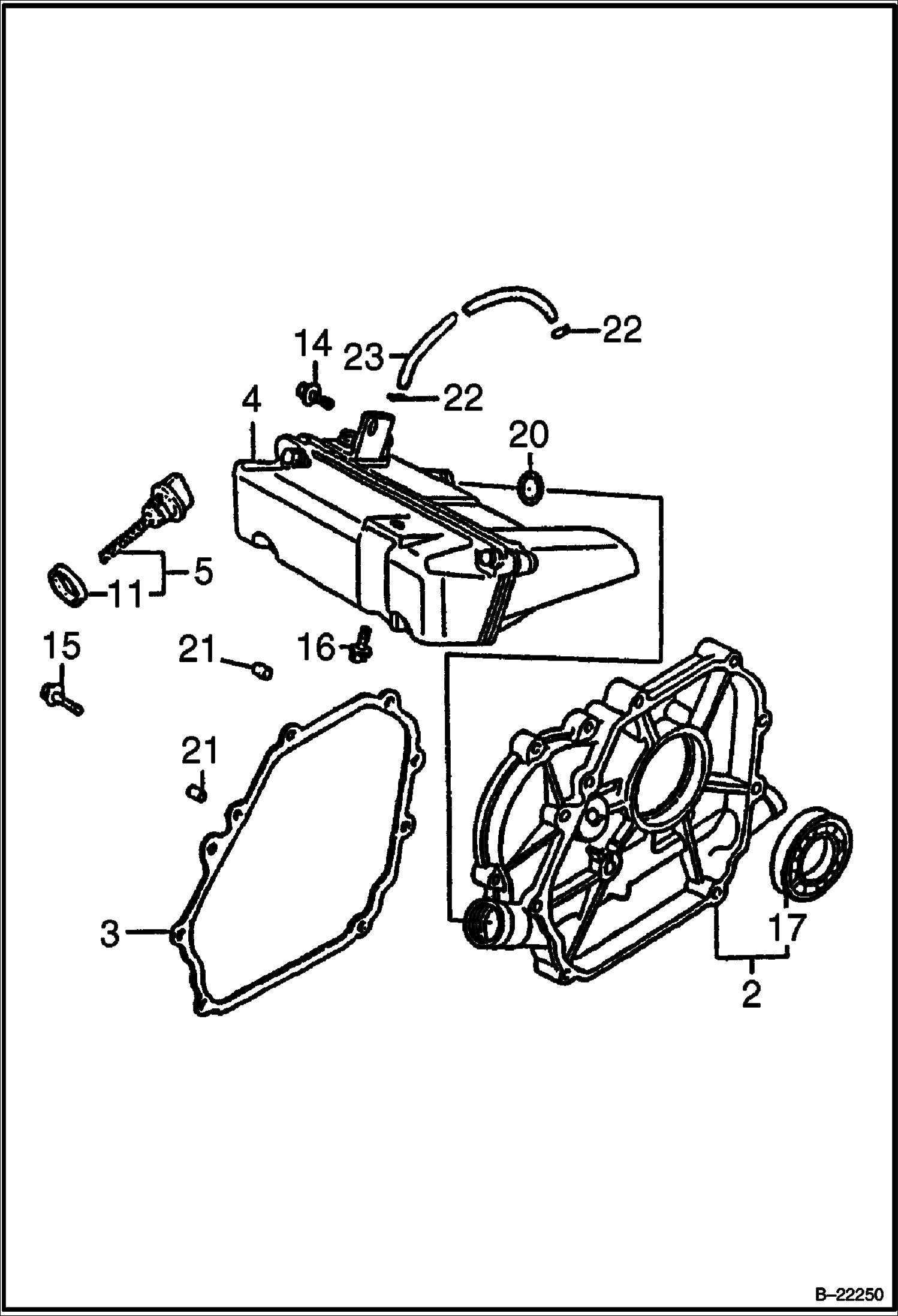 HONDA ДВИГАТЕЛЬ (КРЫШКА КРИВОШИПНОЙ КОРОБКИ)