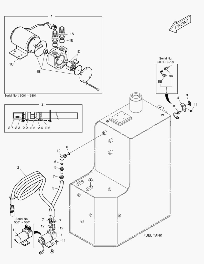 НАСОС ЗАЛИВНОЙ ГОРЛОВИНЫ ТОПЛИВА В СБОРЕ