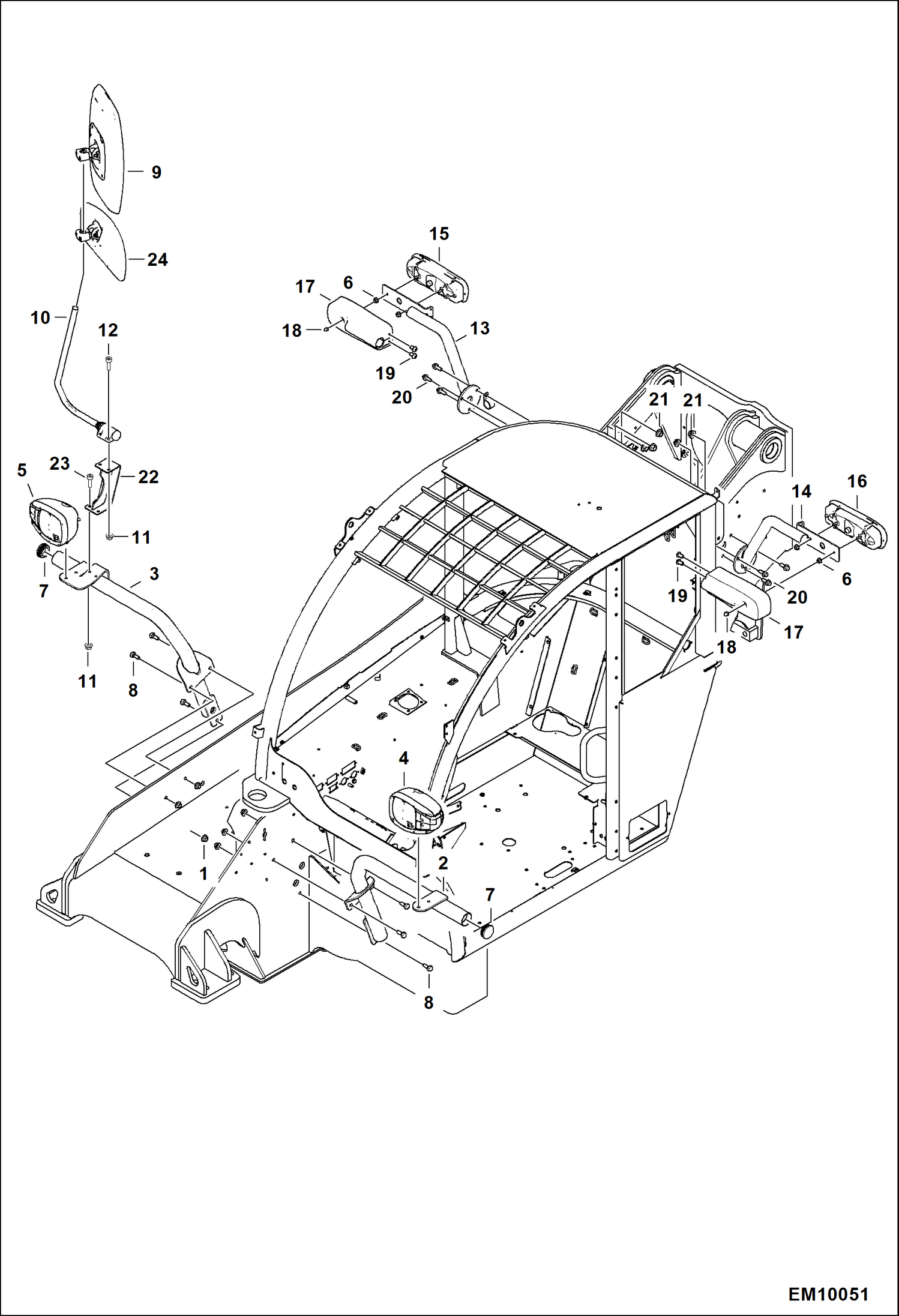 ФАРЫ И ПРАВОЕ ЗЕРКАЛО