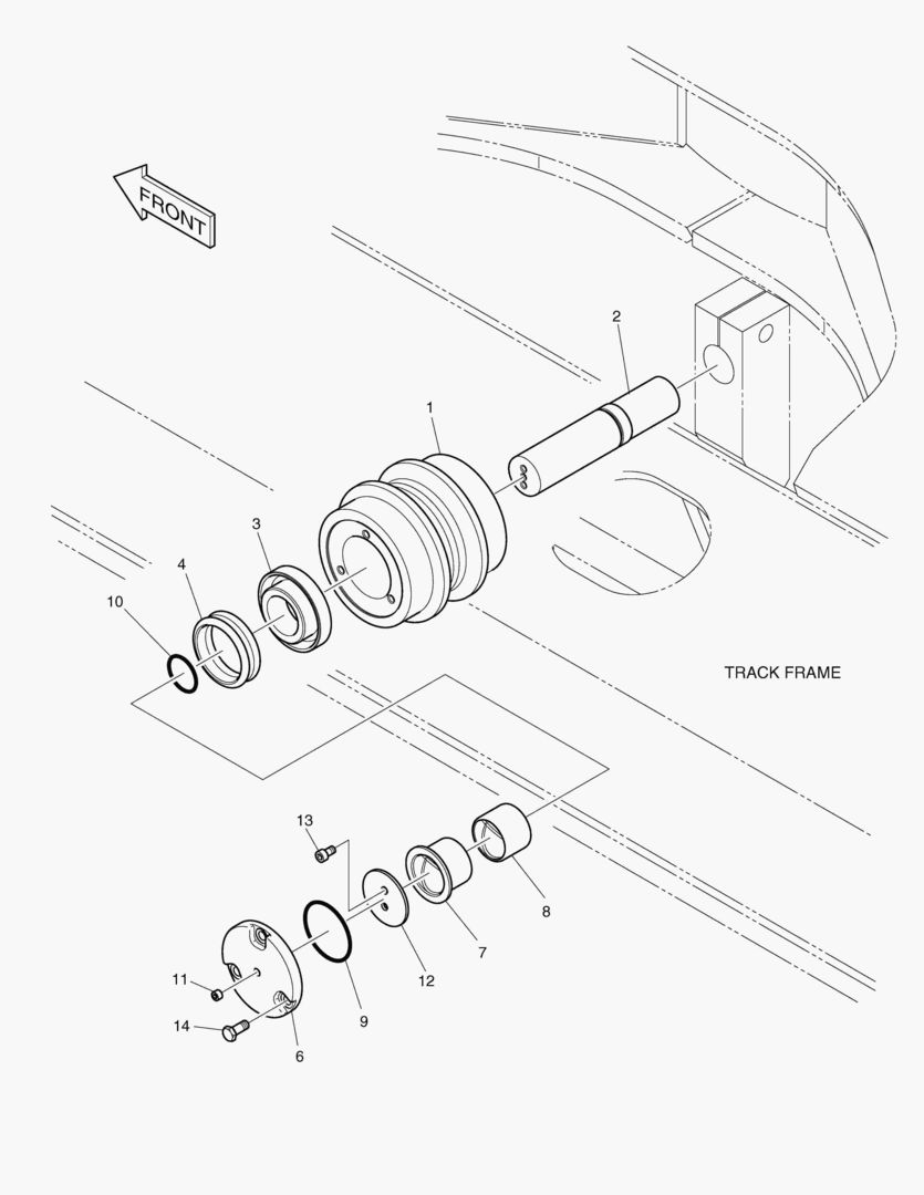 2140 UPPER ROLLER [5001~10071]