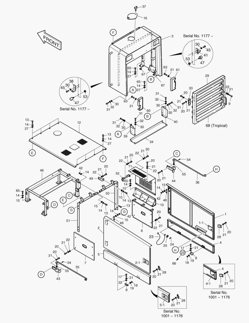 КРЫШКА ДВИГАТЕЛЯ