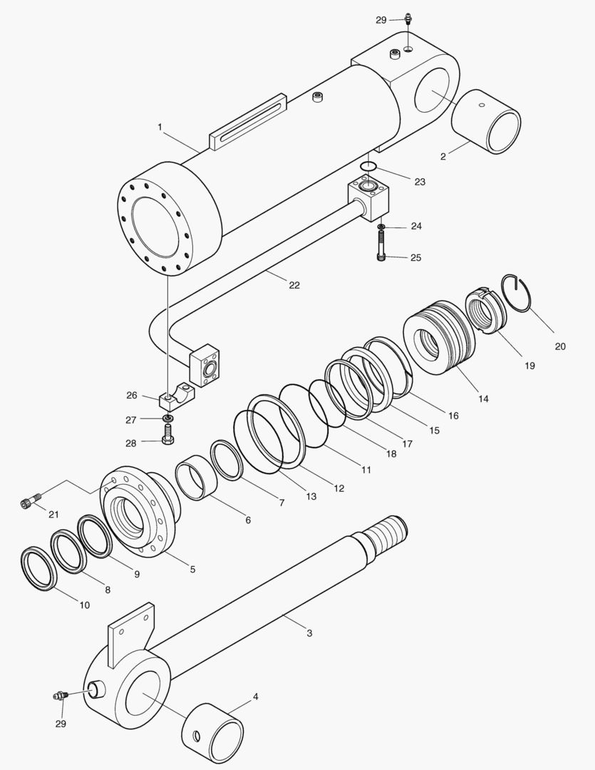 Спецтехника 3515 BUCKET CYLINDER [4021~]