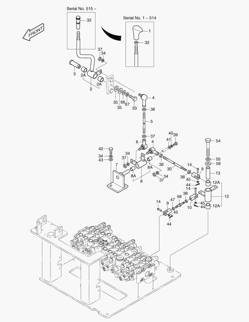 1270 CONTROL LEVER SYSTEM(3) [1~525]