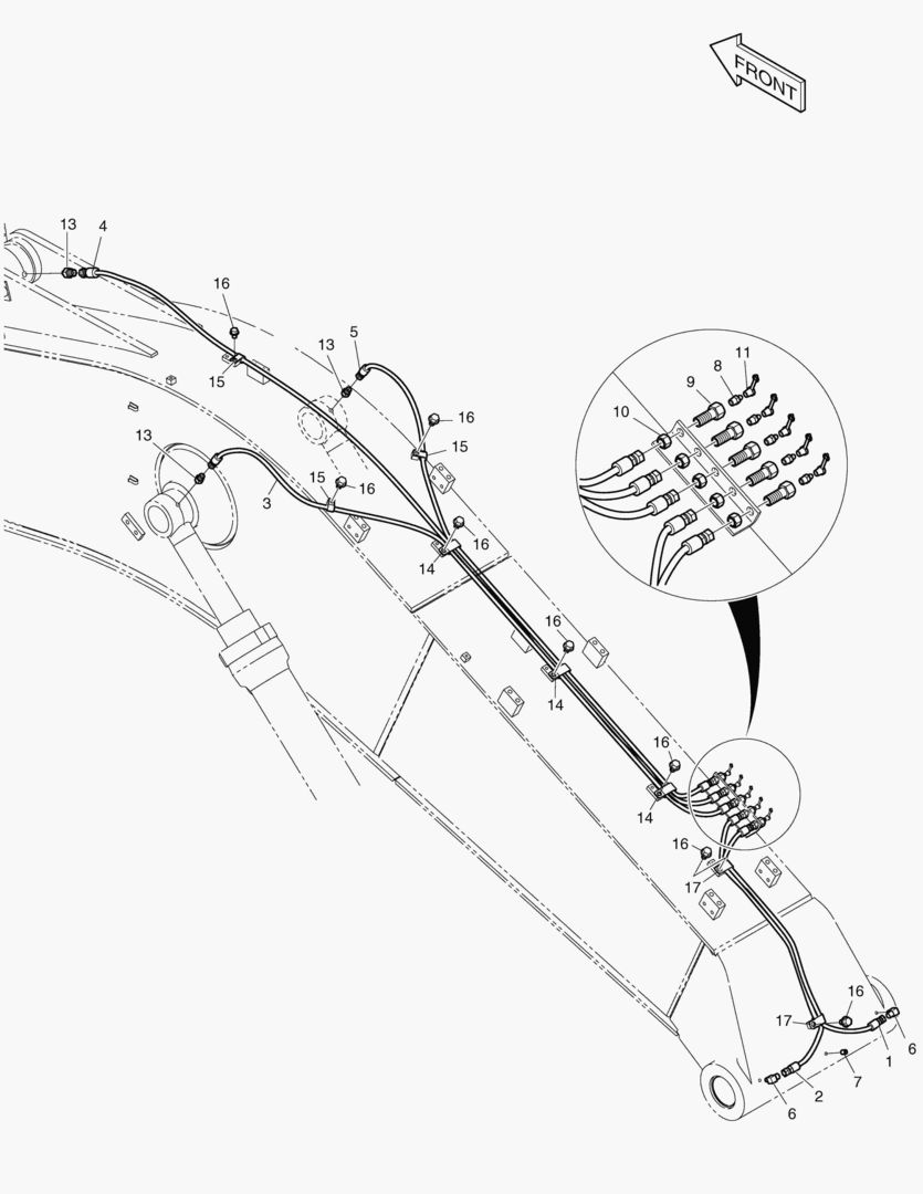 ТРУБОПРОВОД СМАЗОЧНОЙ СИСТЕМЫ