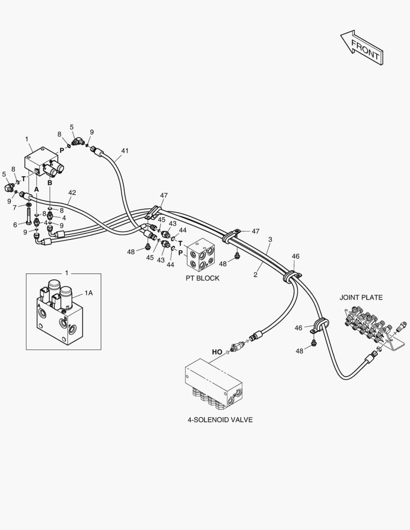 ТРУБОПРОВОД СЕРВОУПРАВЛЕНИЯ(2) - 2 ПУТИ