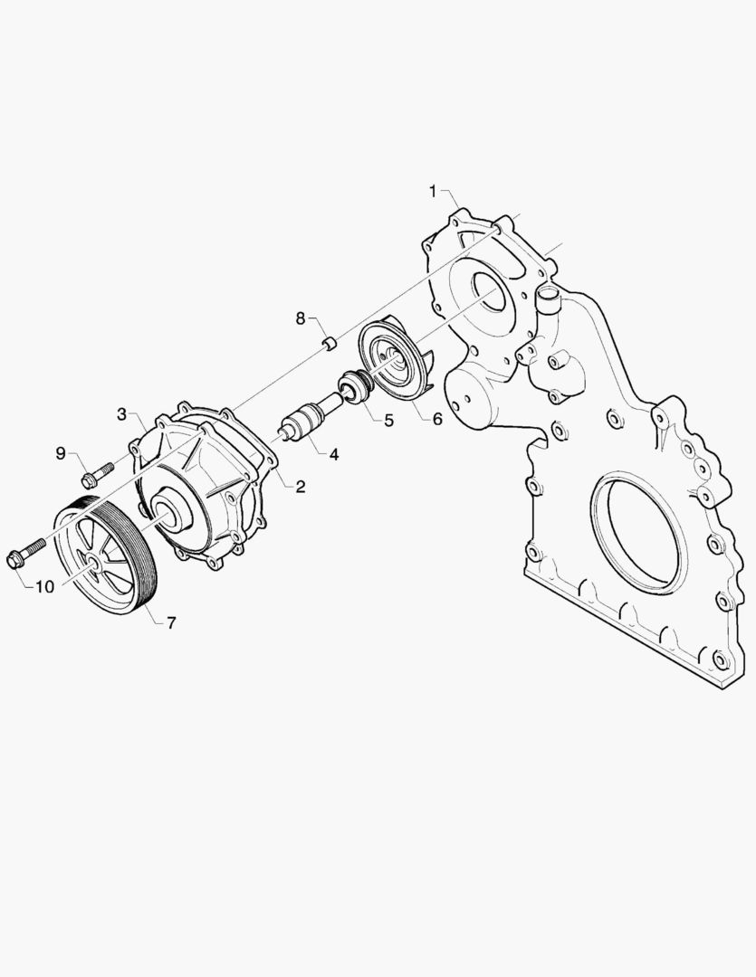 Спецтехника G010-63 COOLANT PUMP - главное фото