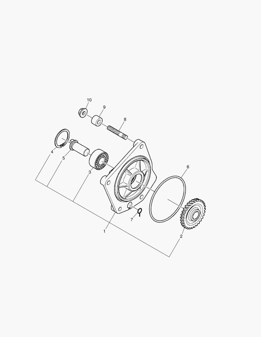 035 FEED PUMP, DRIVE