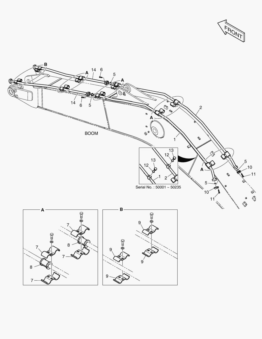 6260 BOOM PIPING - ONE & TWO WAY(H.D)