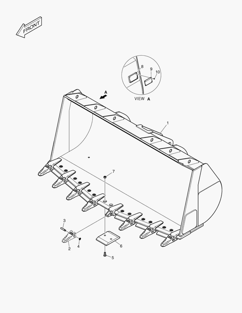 5550 BUCKET - 3.5гЋҐ (V-TYPE)