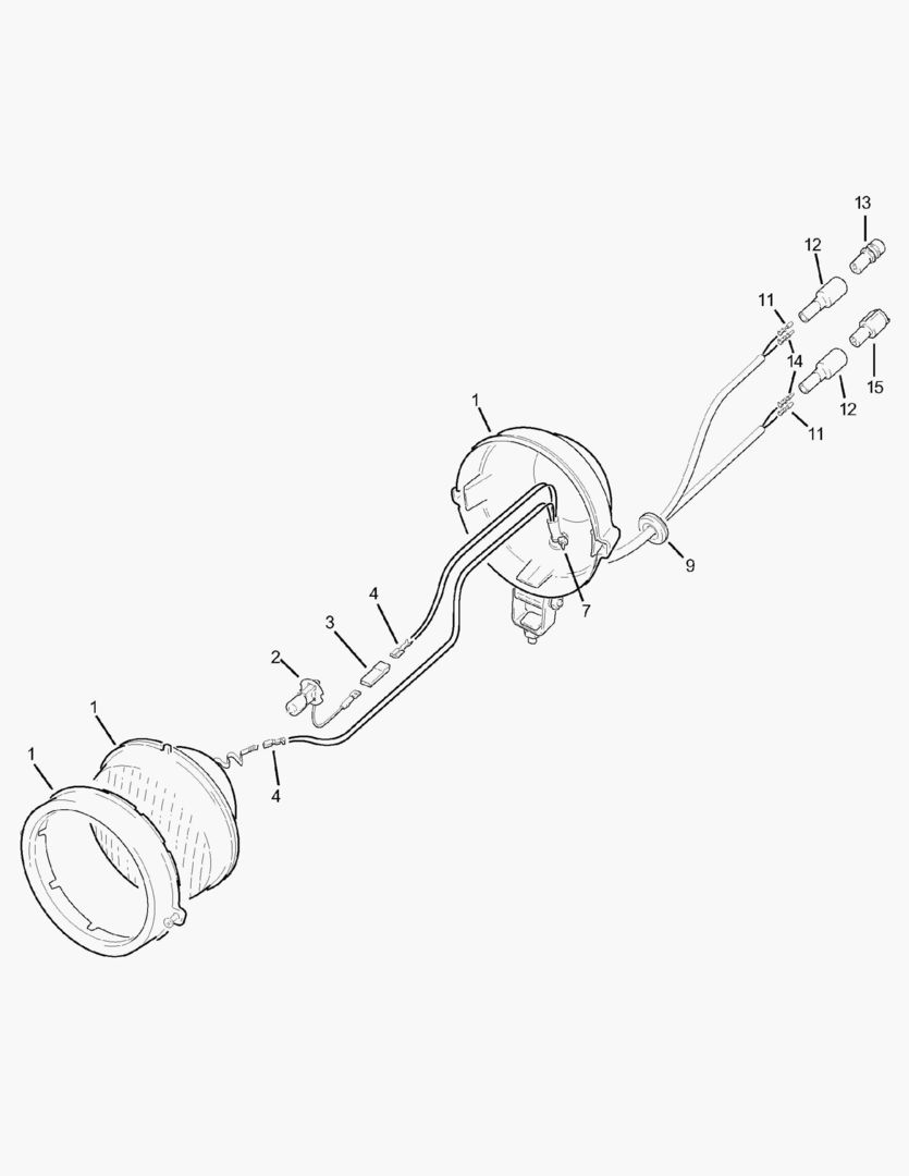 Спецтехника G096-11 REVERSE LAMP; TO BE MOUNTED TOGETHER WITH BUZZER