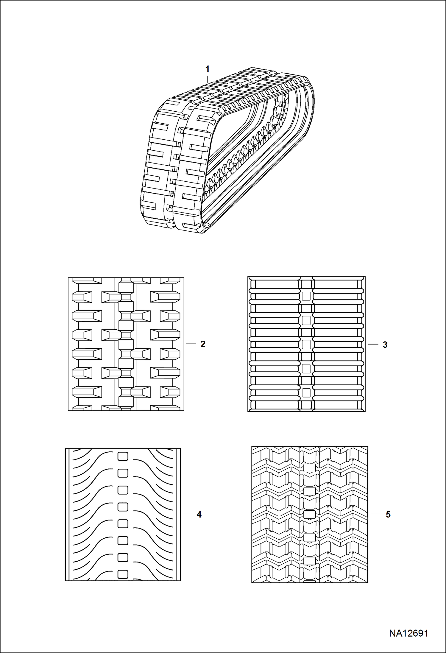 ГУСЕНИЦЫ РЕЗИНОВЫЕ