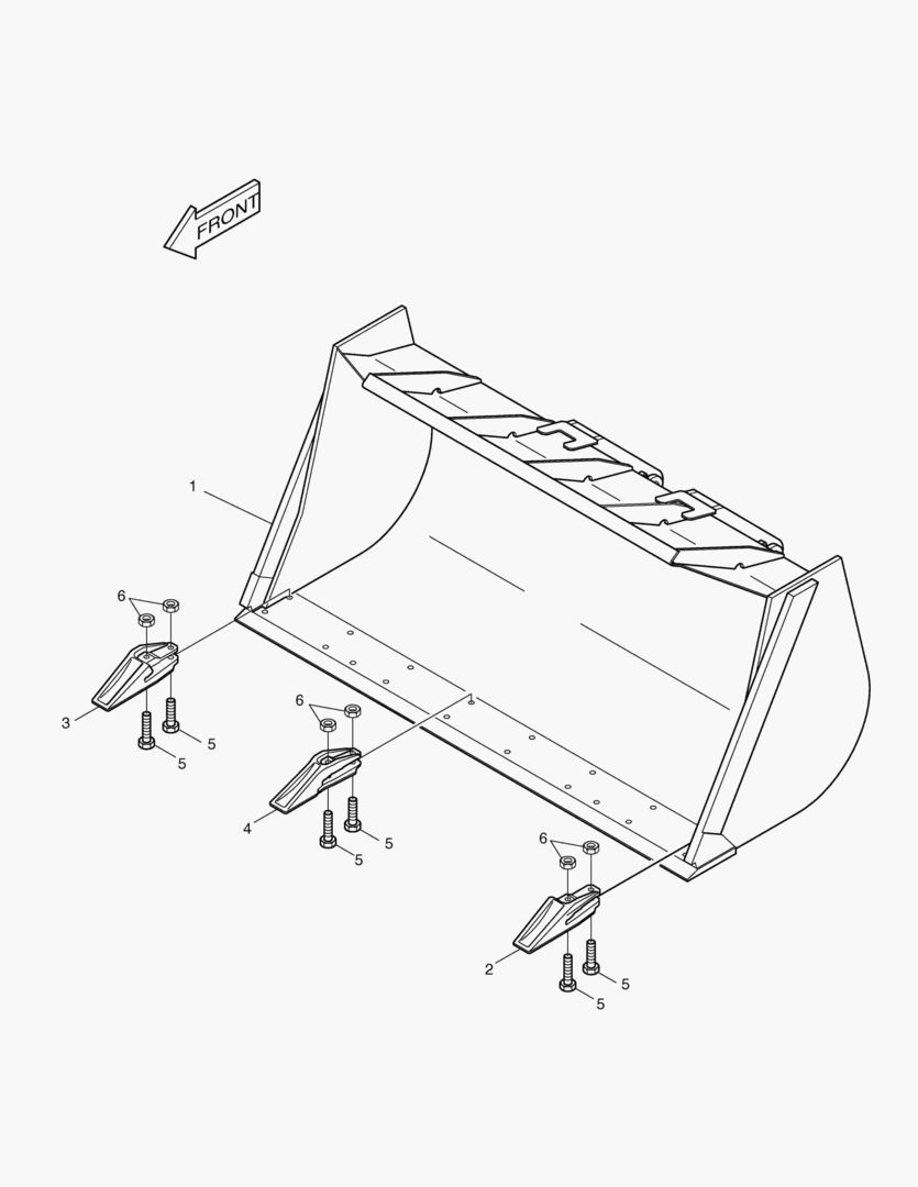 2170 BUCKET-2.7mВі(TOOTH)