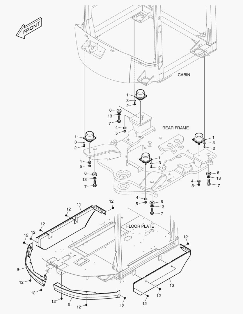 УСТАНОВКА КАБИНЫ