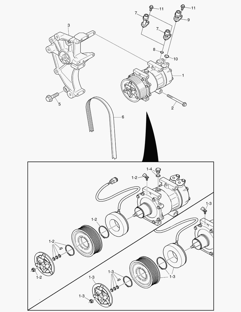 МОНТАЖ КОМПРЕССОРА
