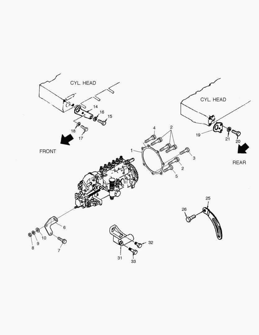 250 ENGINE FOOT HANGER & FIXING PARTS