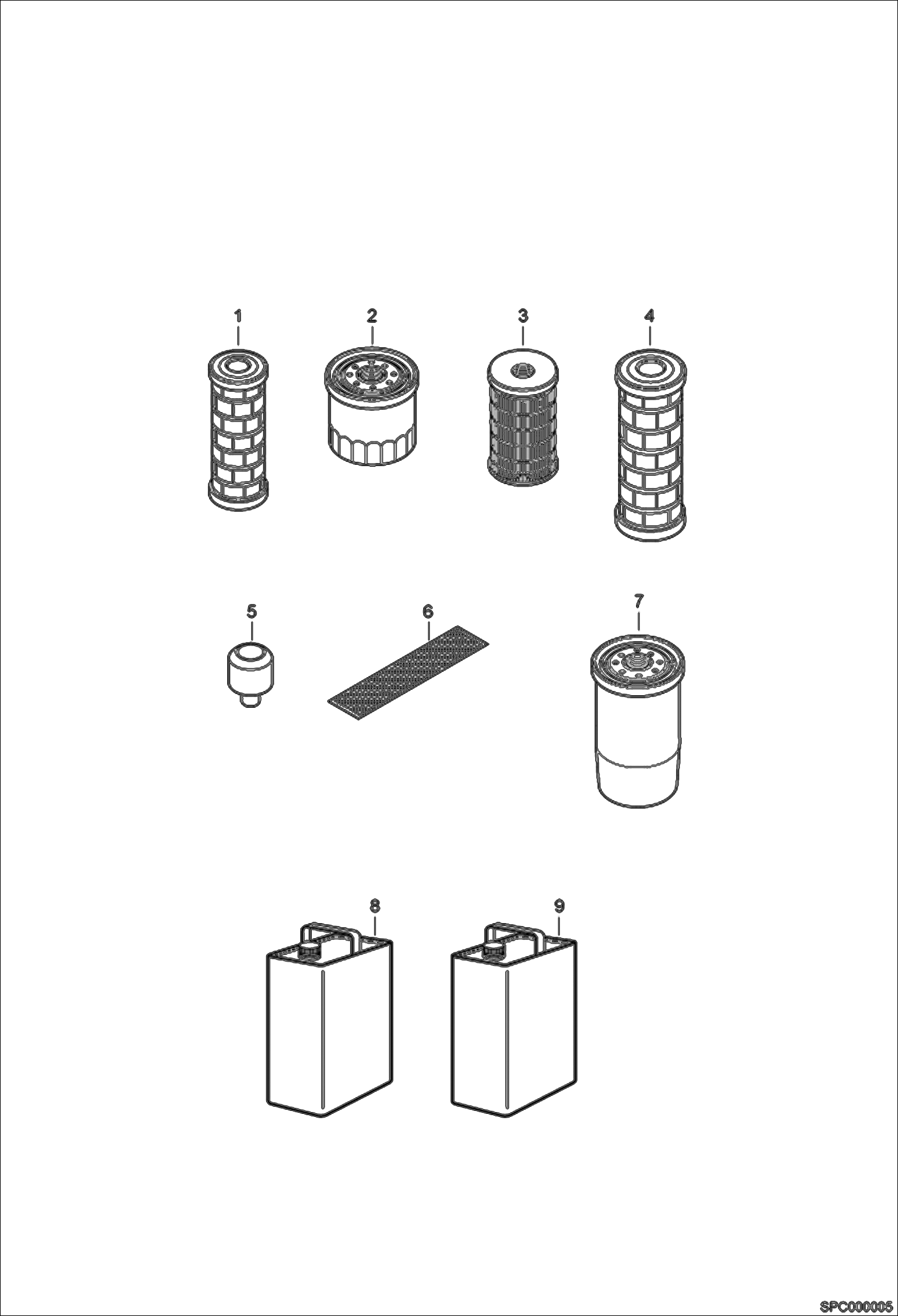 ПУНКТЫ ТЕХНИЧЕСКОГО ОБСЛУЖИВАНИЯ (КАЖДЫЕ 500 ЧАСОВ)
