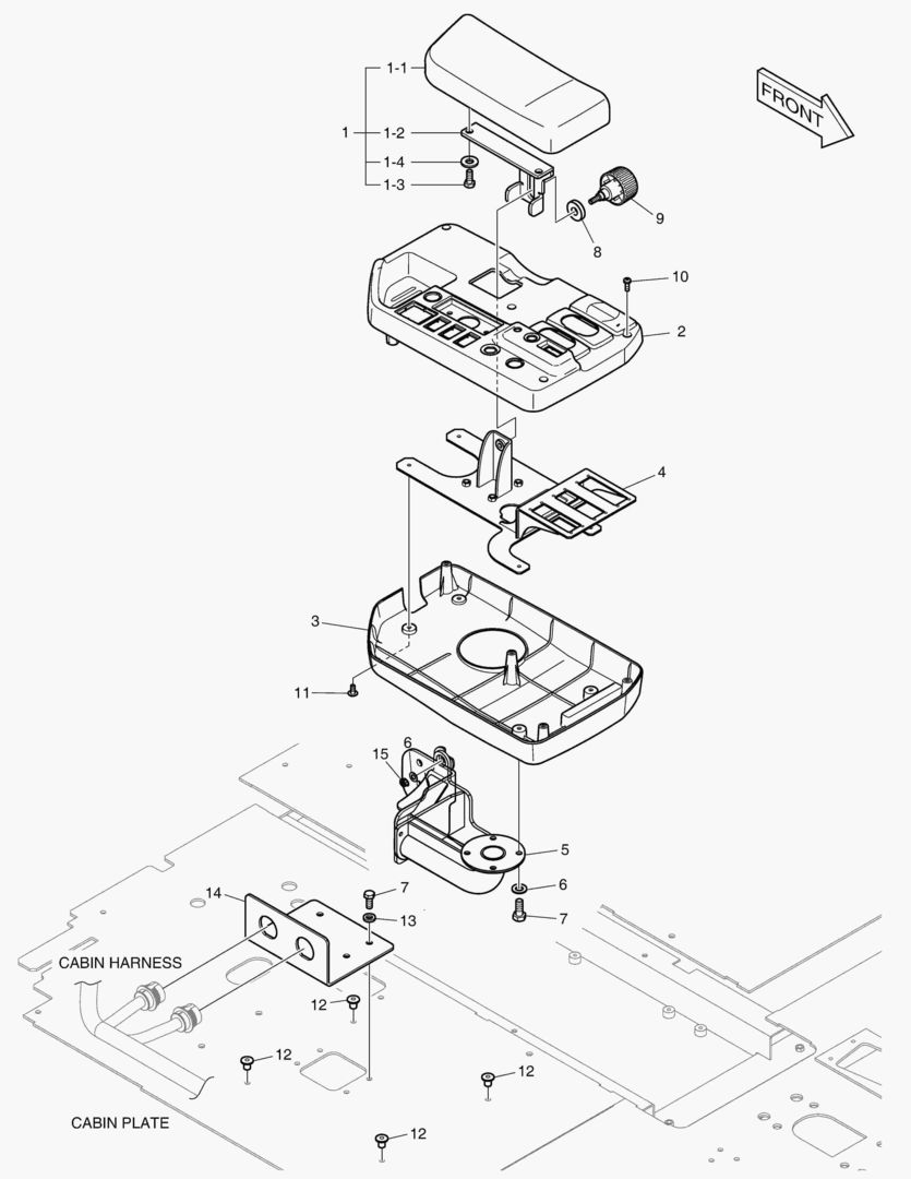 ПУЛЬТ УПРАВЛЕНИЯ-ДВА РЫЧАГА(ЭЛЕКТРИКА)