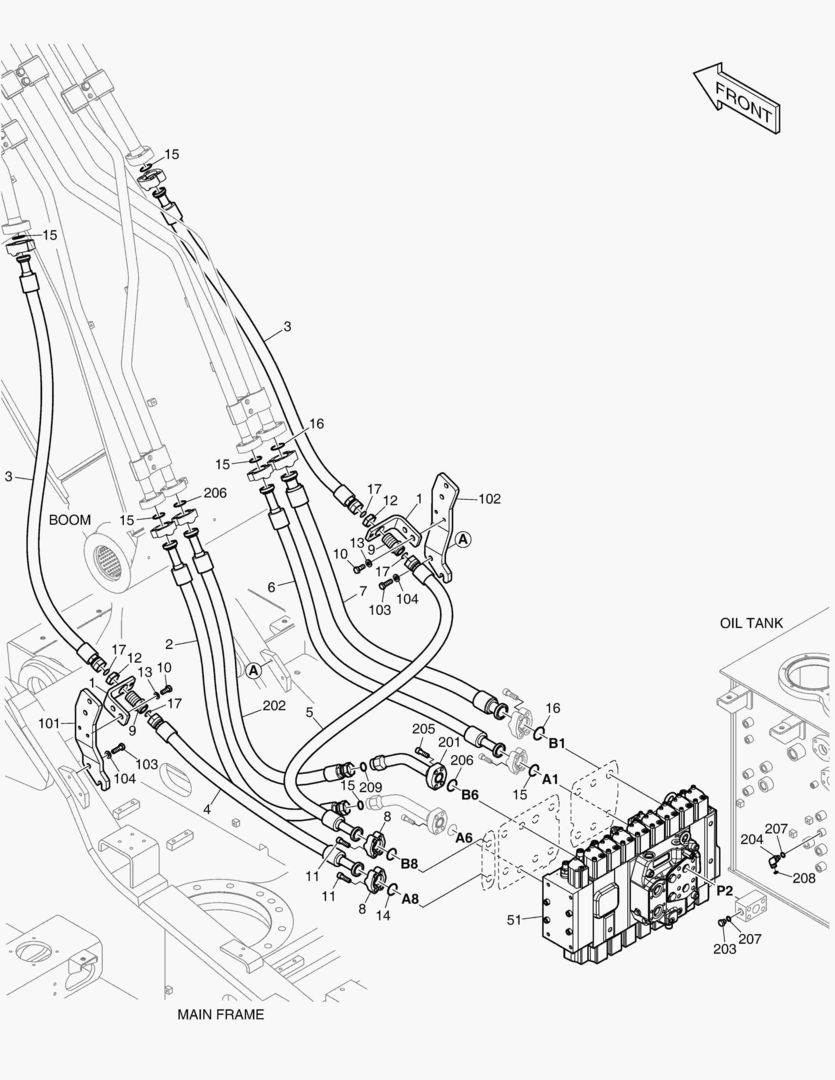 ГЛАВНАЯ МАГИСТРАЛЬ - ШАРНИРНАЯ СТРЕЛА