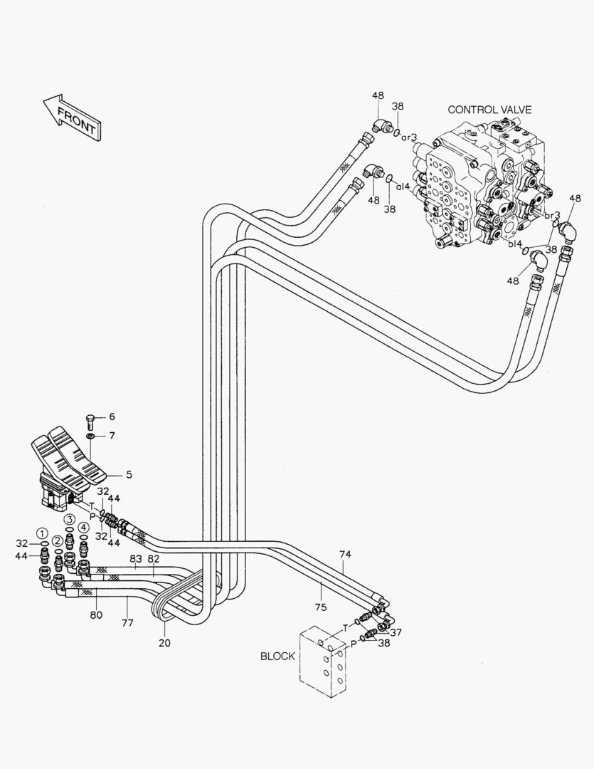 ТРУБОПРОВОД СЕРВОУПРАВЛЕНИЯ(6)