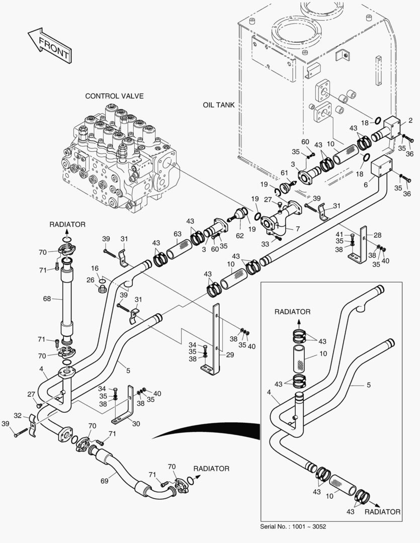ТУБОПРОВОД МАСЛЯНОГО РАДИАТОРА(1)