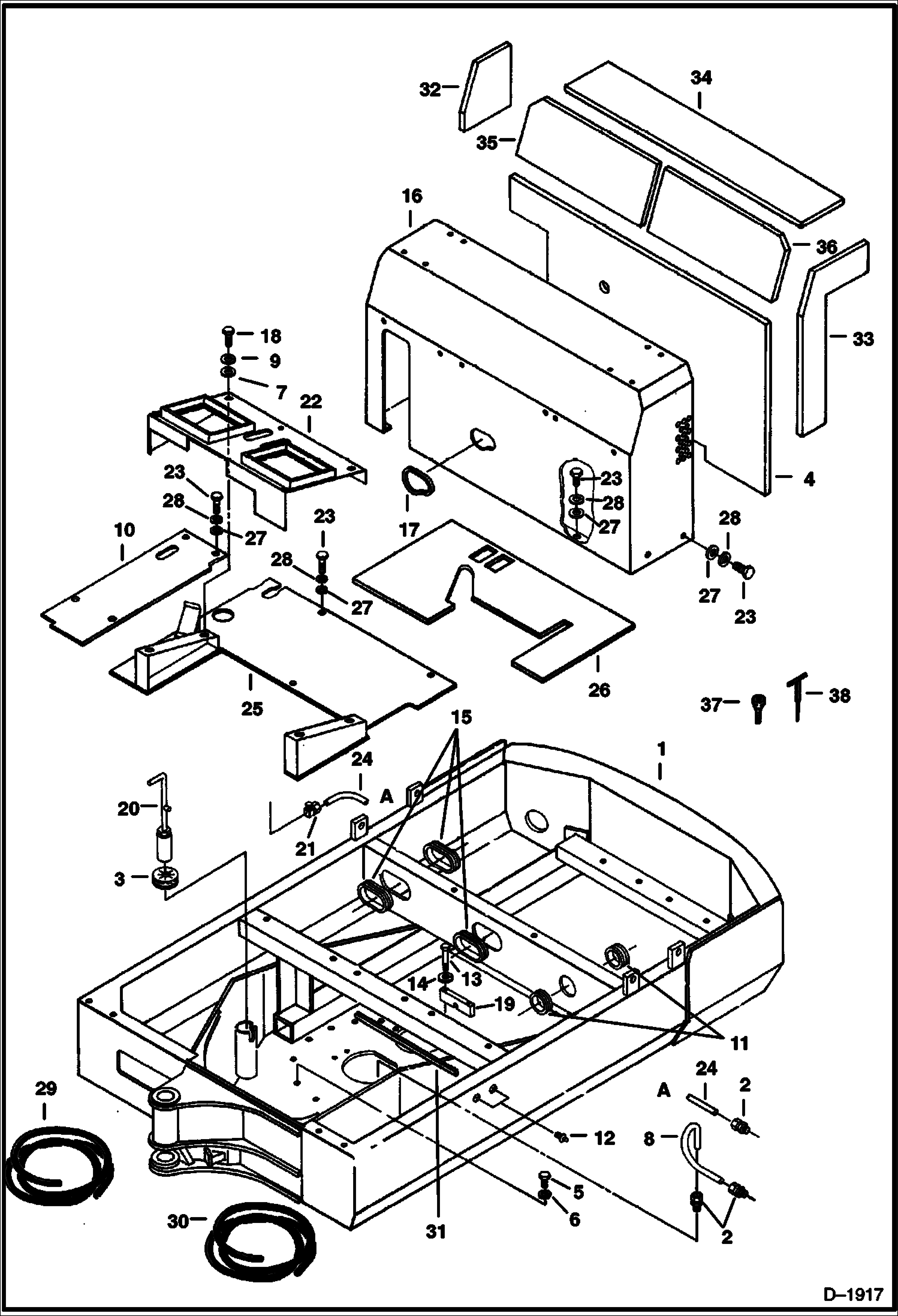 ПОВОРОТНАЯ РАМА И ЛИСТ НАСТИЛА