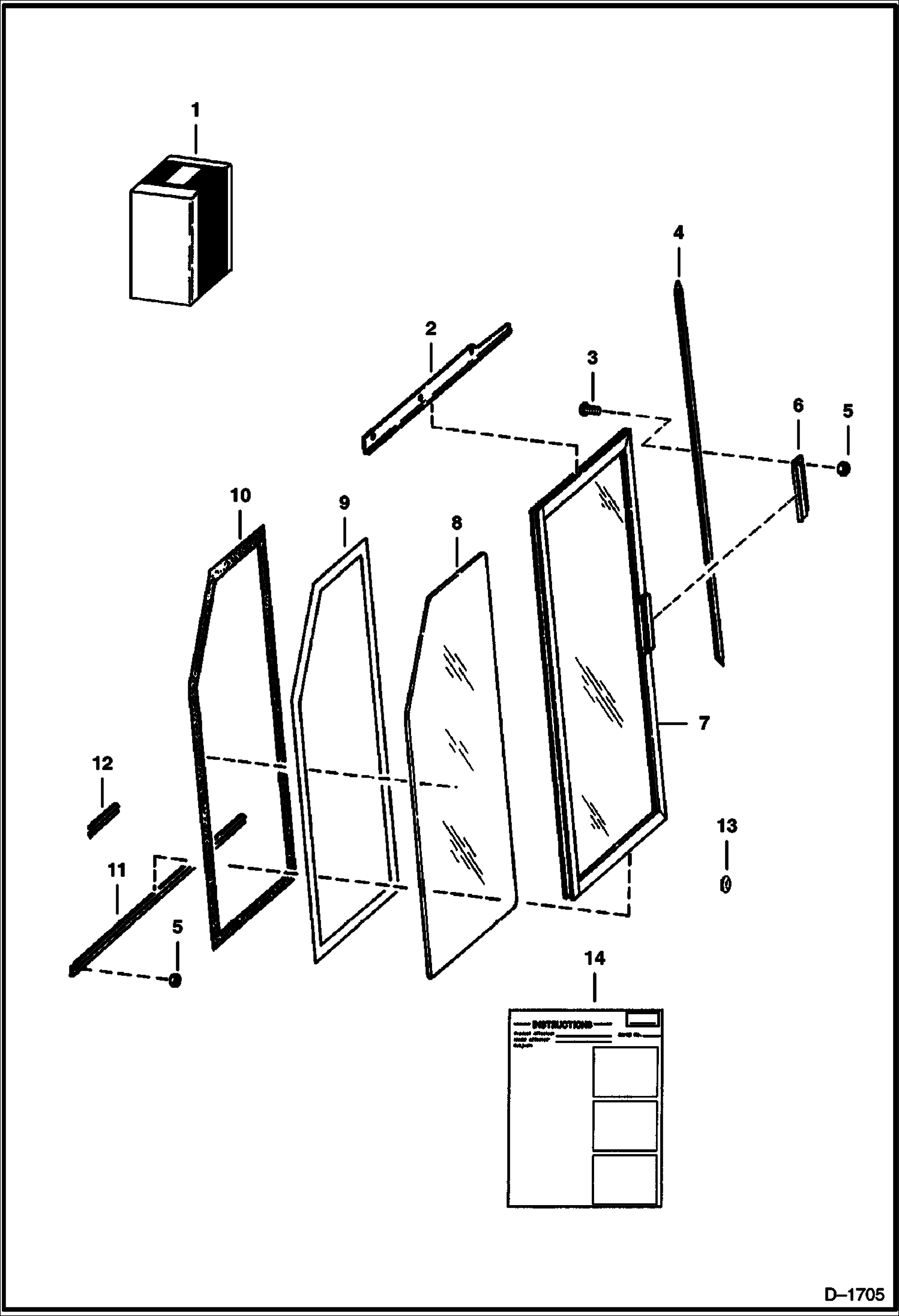 Схема ОКНА КАБИНЫ