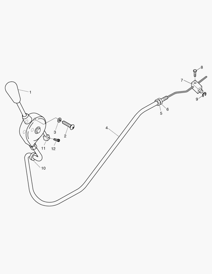 РЫЧАГ УПРАВЛЕНИЯ ДВИГАТЕЛЕМ